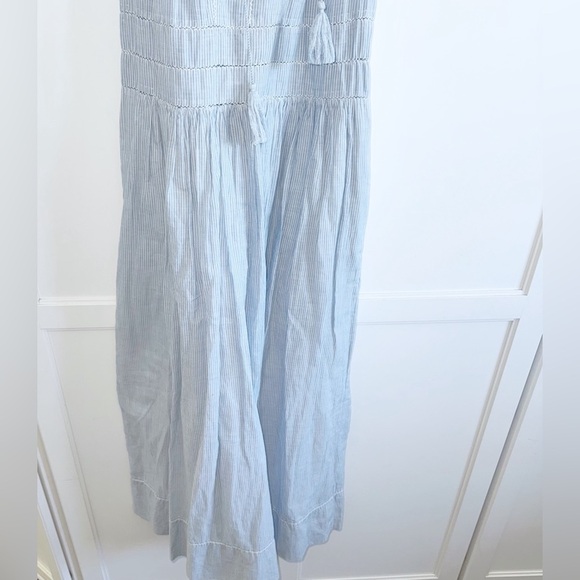 Ulla Johnson Striped Virginie Dress Blue White Maxi Lined Size 2 Women's Coastal - Picture 12 of 16